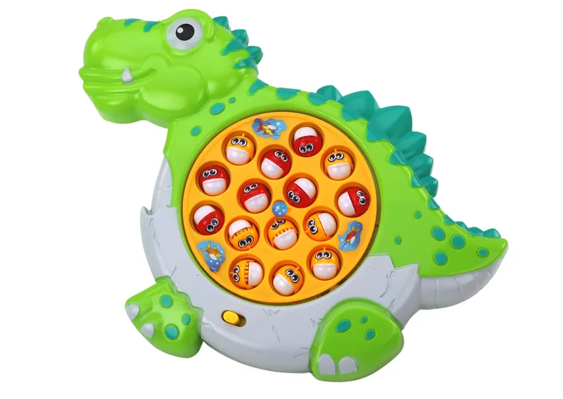 Gra Zręcznościowa Łowienie Rybek Plansza Dinozaur - Zielony
