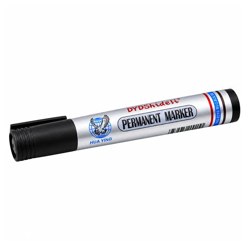 Marker Pisak Wodoodporny Permanentny Okrągła Końcówka - Czarny