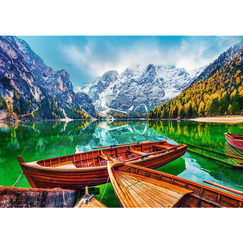 Puzzle - 500 - Jezioro Braies - Włochy - TREFL 37486