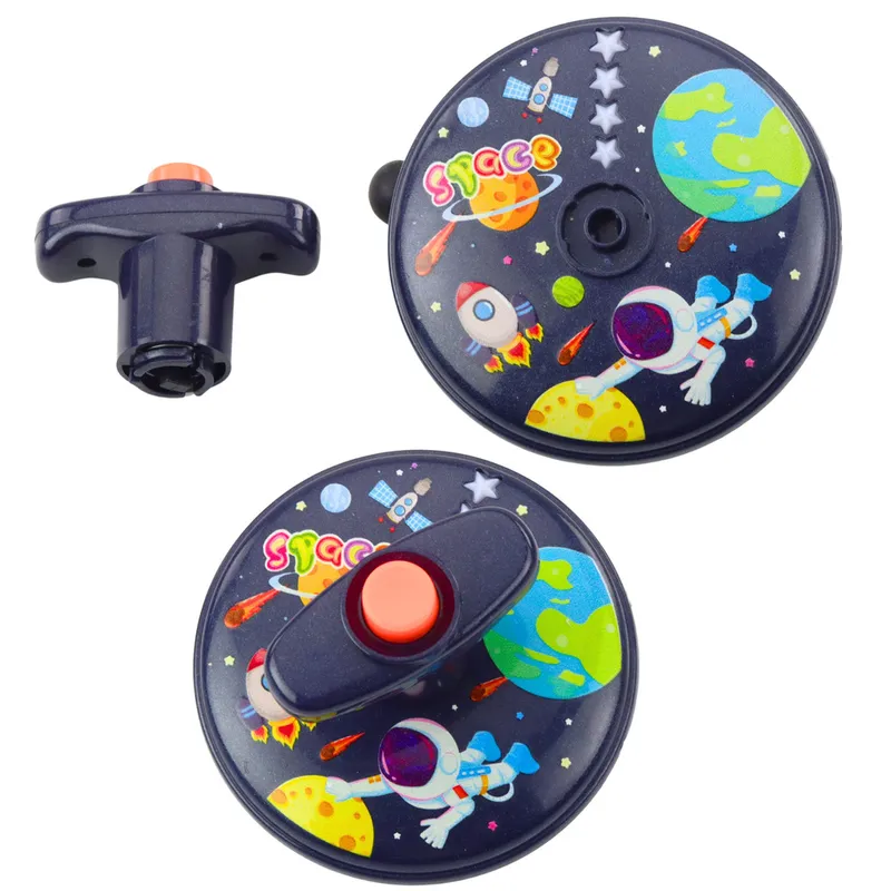 Kolorowy Świecący Dysk Kosmos Ufo Kręcący Bączek Spinning Top
