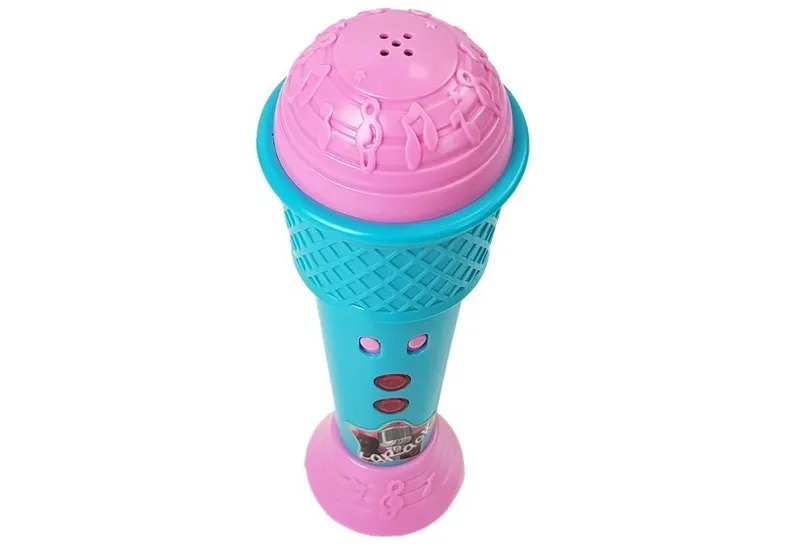 Mikrofon Dziecięcy Karaoke - Niebieski