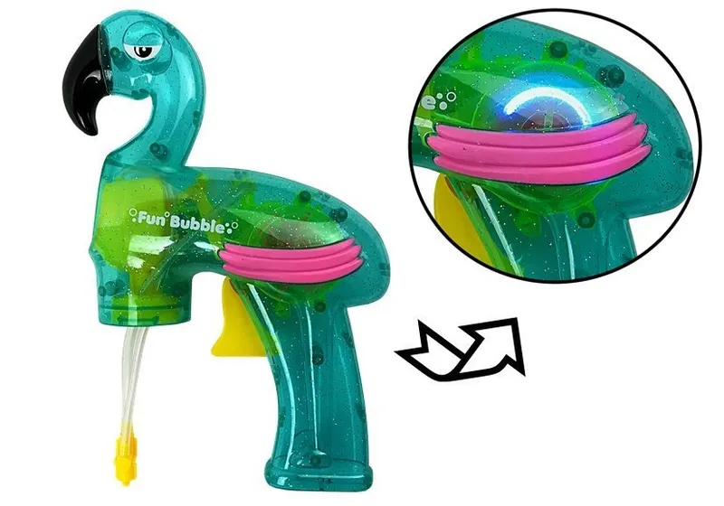 Pistolet Do Baniek Mydlanych Flaming - Niebieski