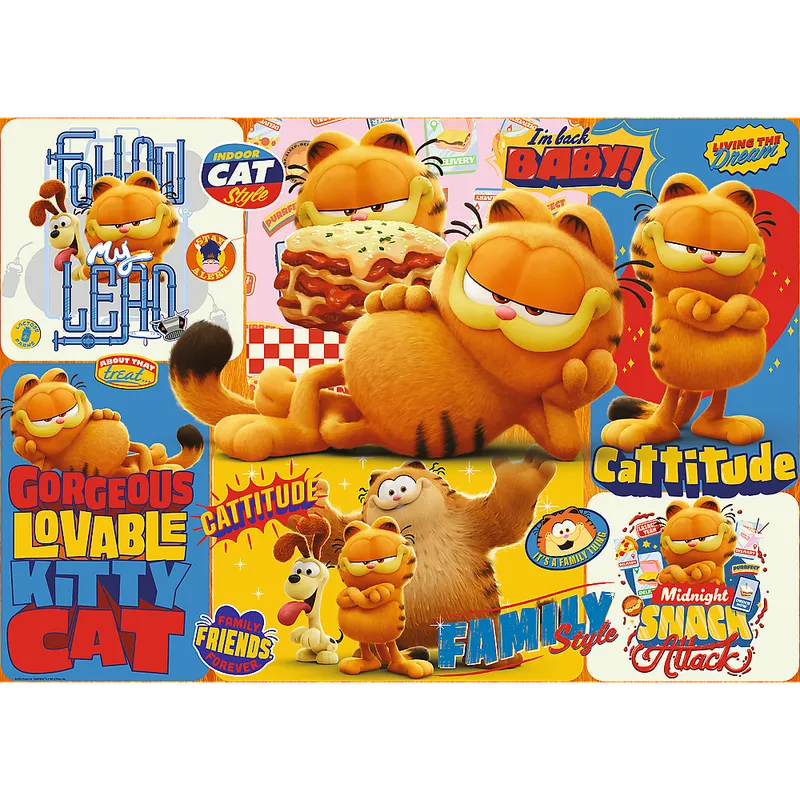 Puzzle - 1000 - Przygody Garfielda - Garfield - TREFL 10935