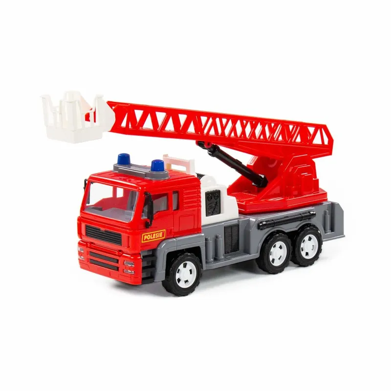 Samochód Auto Strażacki "Ałmaz" Wysuwana Drabina 70 cm 88956 - Czerwony
