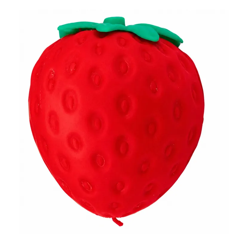 Duży Gniotek Antystresowy Truskawka Squishy Elastyczna 14 cm - Czerwona