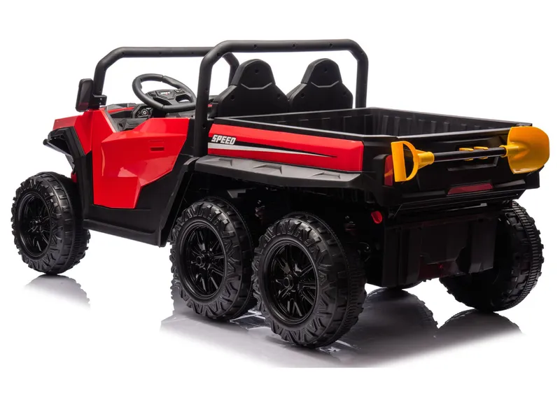 Pojazd Na Akumulator 6 Kół XB-1038A 4X4 24V - Czerwony