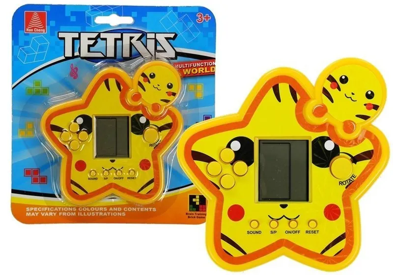 Gra Elektroniczna Tetris Gwiazdka - Żółta
