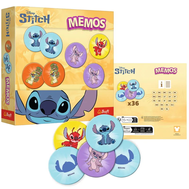 Gra Dla Dzieci Memos Lilo I Stitch TREFL 02899