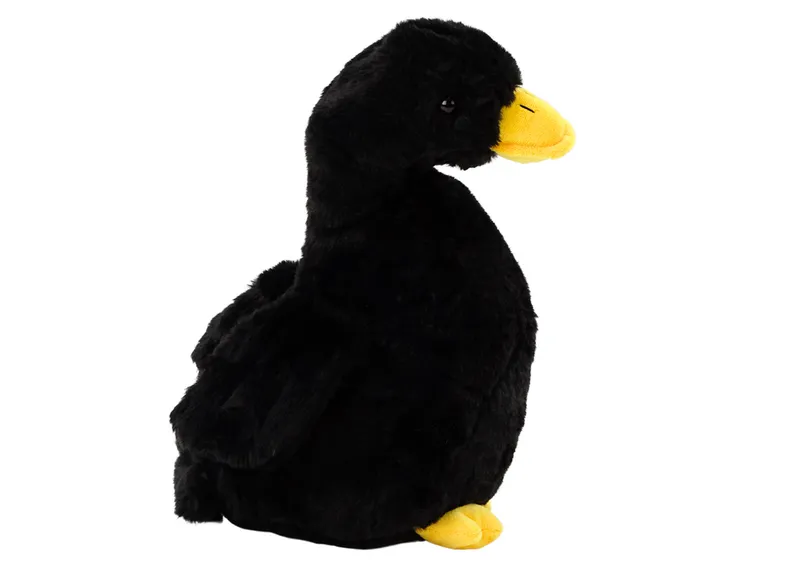 Pluszowa Gęś Maskotka Przytulanka Pluszak Kaczka 40 cm - Czarna