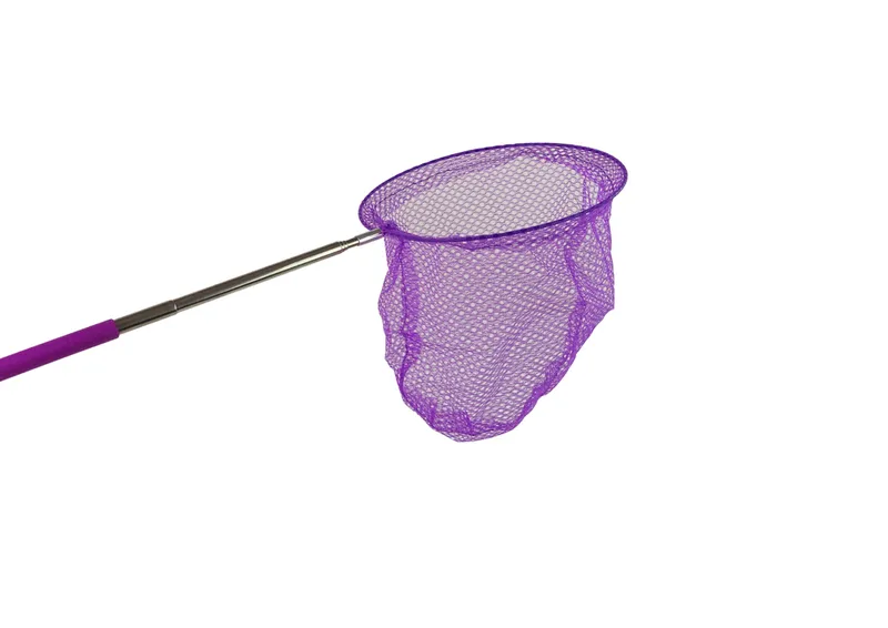 Siatka Na Motyle Owady Składana Teleskopowa 85 cm - Fioletowa