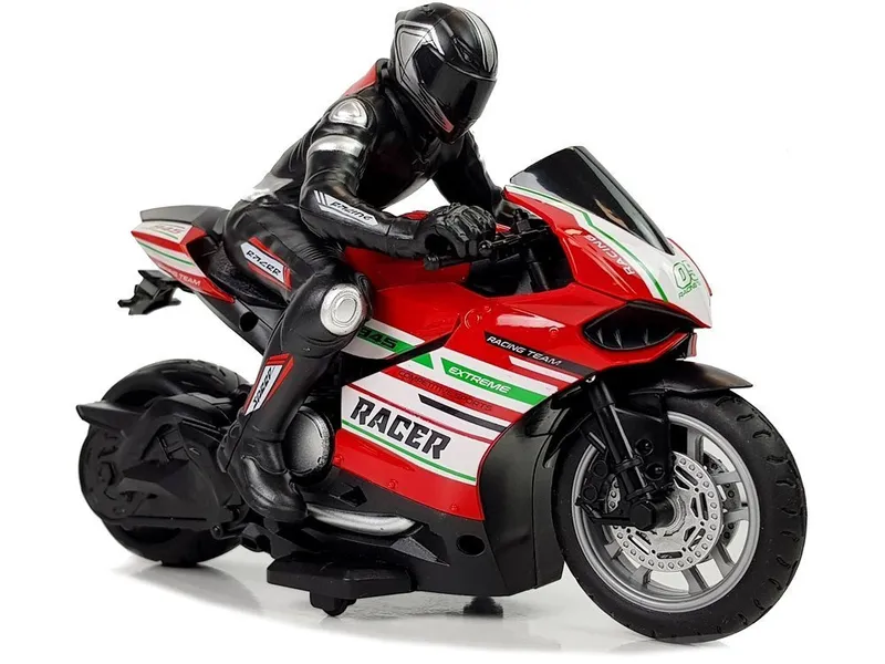 Motor Sportowy Ścigacz Zdalnie Sterowany 2.4G Zasięg 35 m - Czerwony
