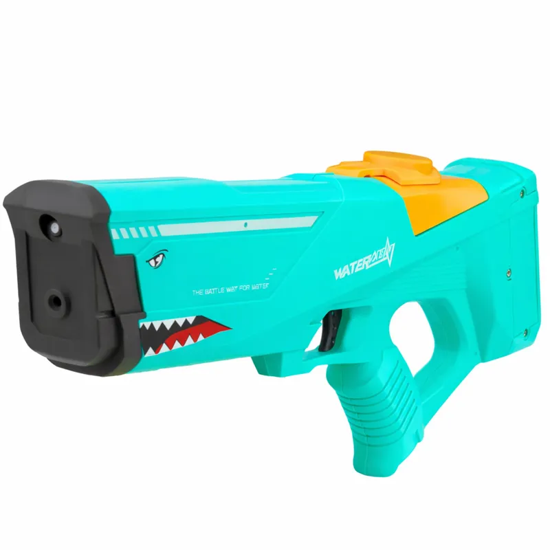 Elektryczny Karabin Pistolet Na Wodę Rekin 600 ml 8-10 m - Zielony