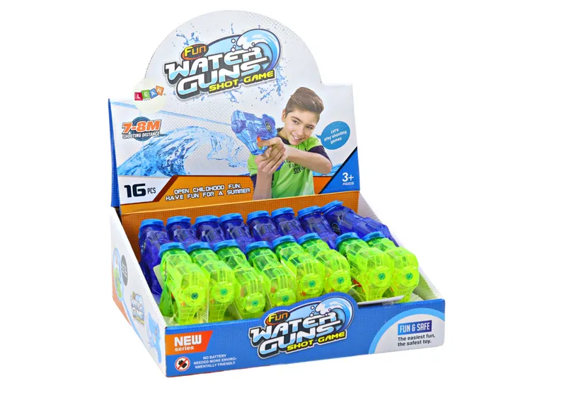 Mini Pistolet Na Wodę Zielony Granatowy Zasięg 7-8M