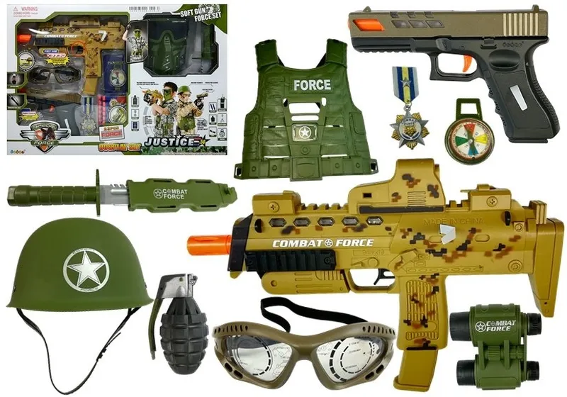 Zestaw Wojskowy Pistolet Na Strzałki MP7