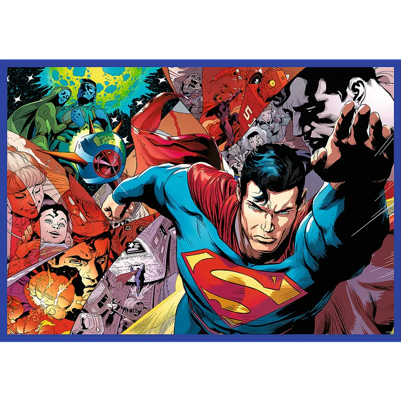Puzzle - 4x250 - Odwaga Supermana - Warner Superman - TREFL 13340