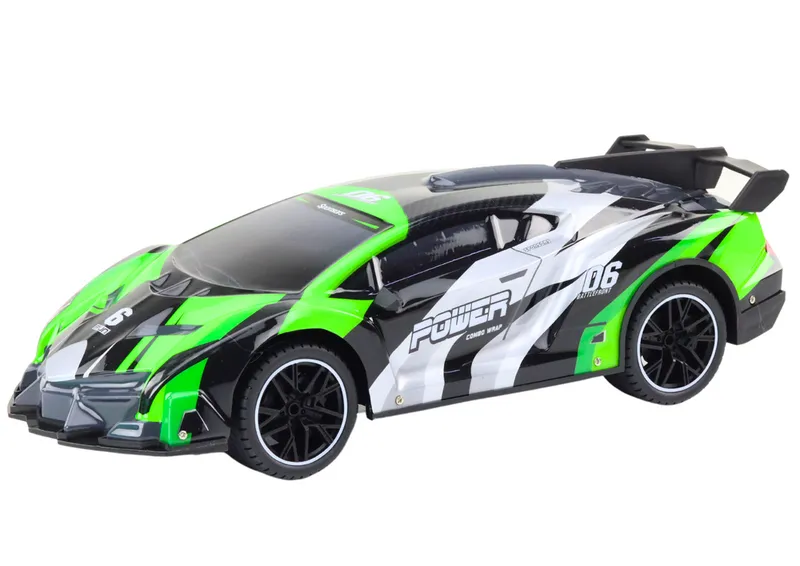 Auto Sportowe Zdalnie Sterowane RC 1:10 25km/h Światła - Zielony