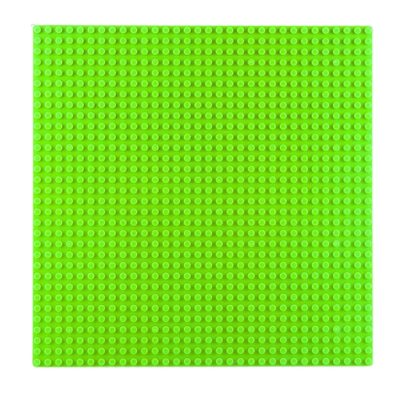 Płyta Plansza Konstrukcyjna Do Klocków Budowania 25,5x25,5 cm - Zielona