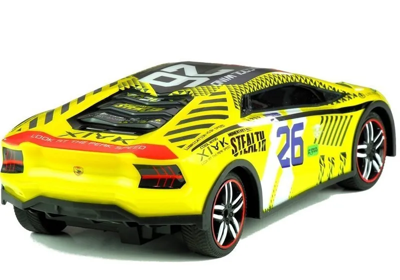 Auto Zdalnie Sterowane Sportowe Pilot R/C - Żółte