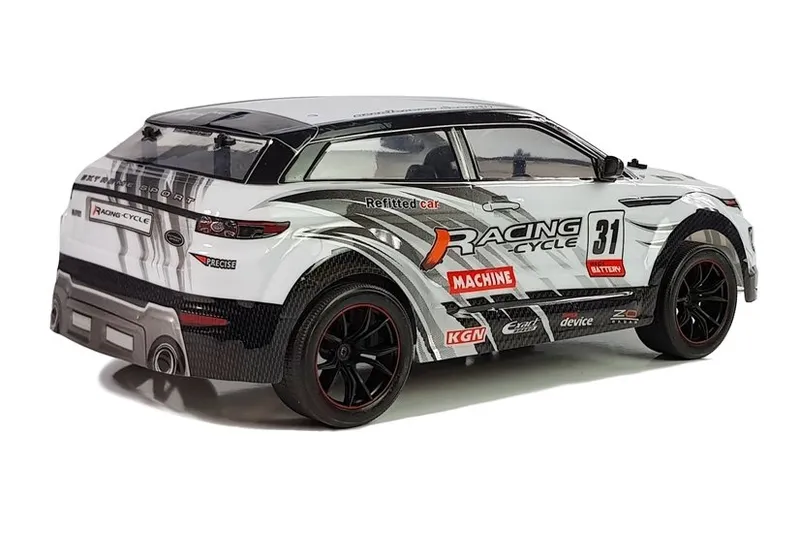 Auto Rajdowe Wyścigowe Sportowe Zdalnie Sterowane RC 1:10 - Białe