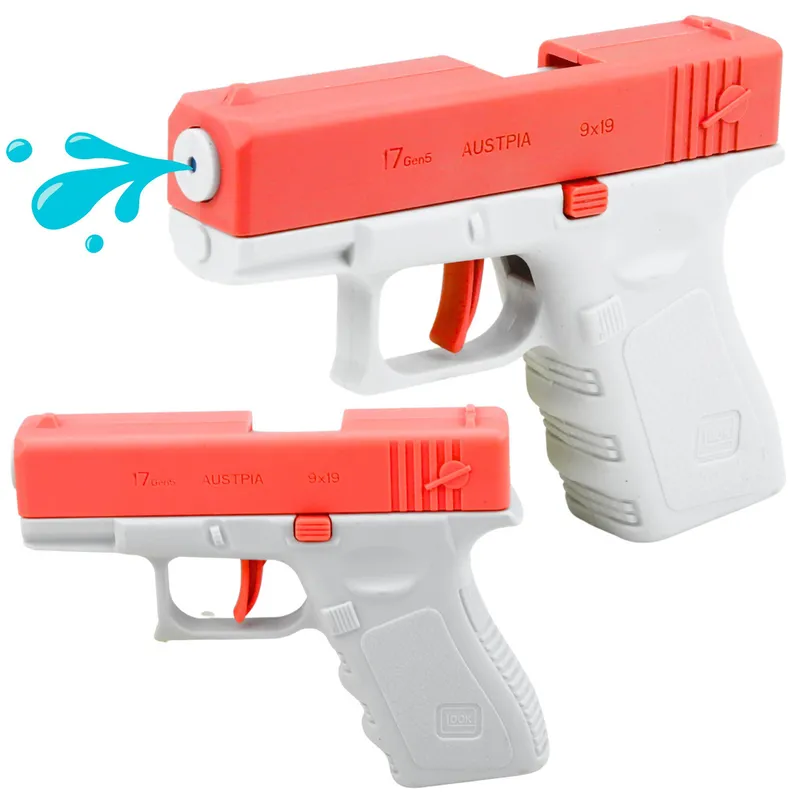 Mini Glock Pistolet Na Wodę Broń Dla Dzieci 13 cm - Różowy
