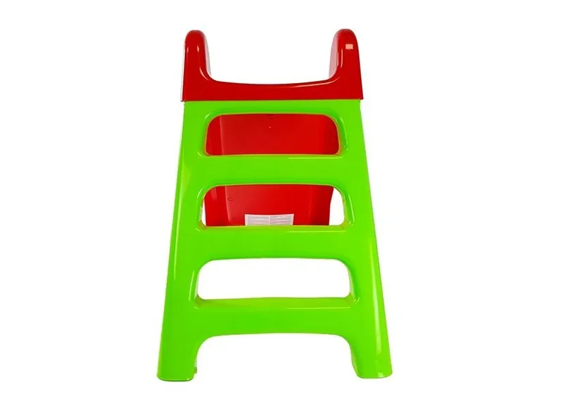 Zjeżdżalnia Ogrodowa Dla Dzieci 3-STOPNIOWA Drabinka 116cm 428 - Czerwona