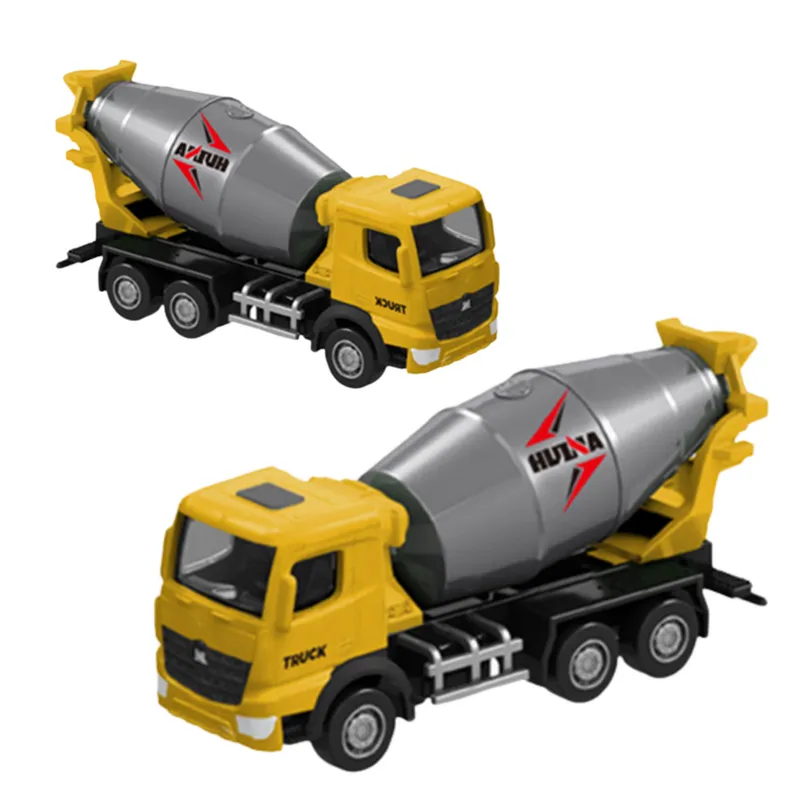 Betoniarka Metalowa Model Kolekcjonerski Huina 1:80 - Żółta