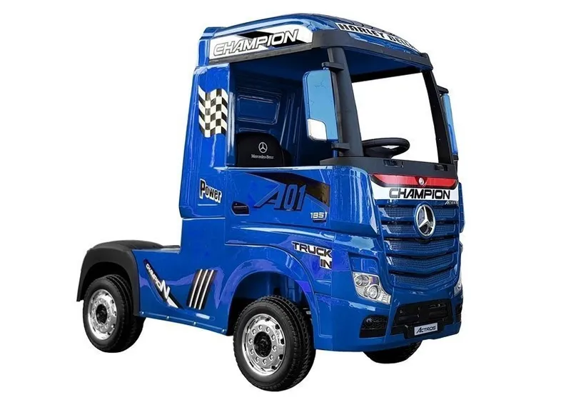 Auto MERCEDES Actros Lakierowany Ciężarówka Pilot LED MP4 - Niebieski