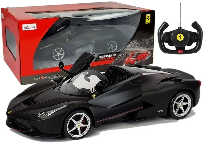 Auto R/C FERRARI Aperta Rastar 1:14 Na Pilota - Czarne