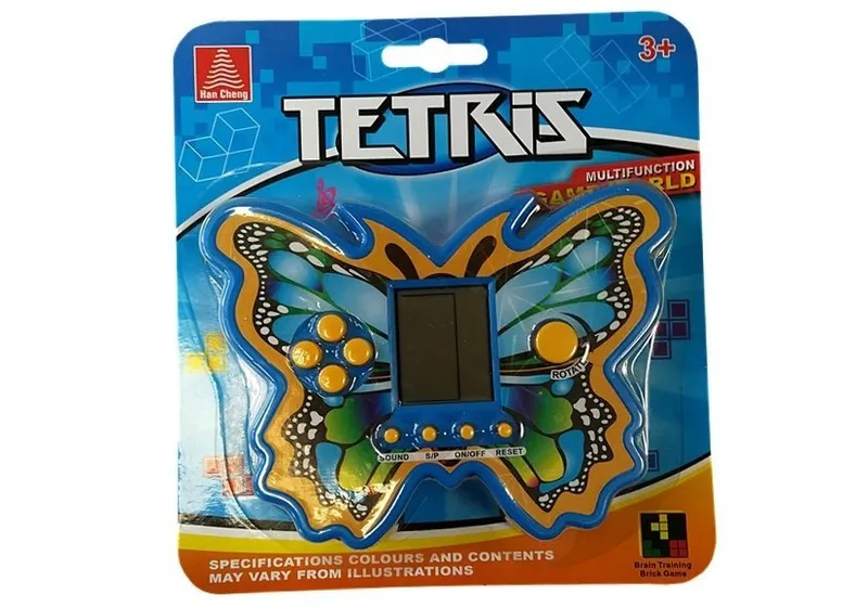 Gra Elektroniczna Tetris Motyl - Niebieski