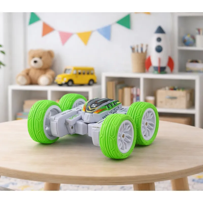 Auto Terenowe Akrobatyczne Zdalnie Sterowane 360° 1:32 - Zielone