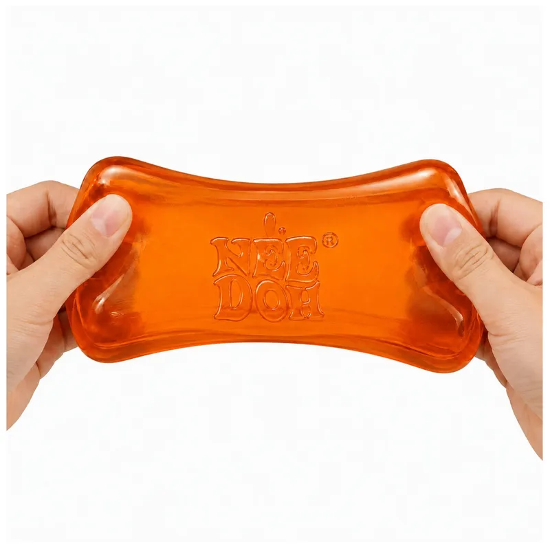 Gniotek Antystresowy Kostka Lodu Ice Cube Squishy 5 cm - Pomarańczowa