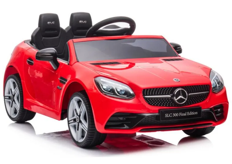 Auto Na Akumulator MERCEDES SLC 300 Światła LED MP3 Pilot - Czerwony