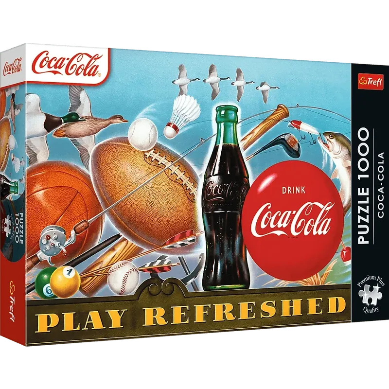 Puzzle - 1000 Premium Plus - Coca-Cola: Chwila Orzeźwienia - TREFL 12101