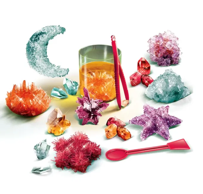 Naukowa Zabawa Zestaw Laboratorium Stwórz Własne Kryształy Język Polski CLEMENTONI 50069