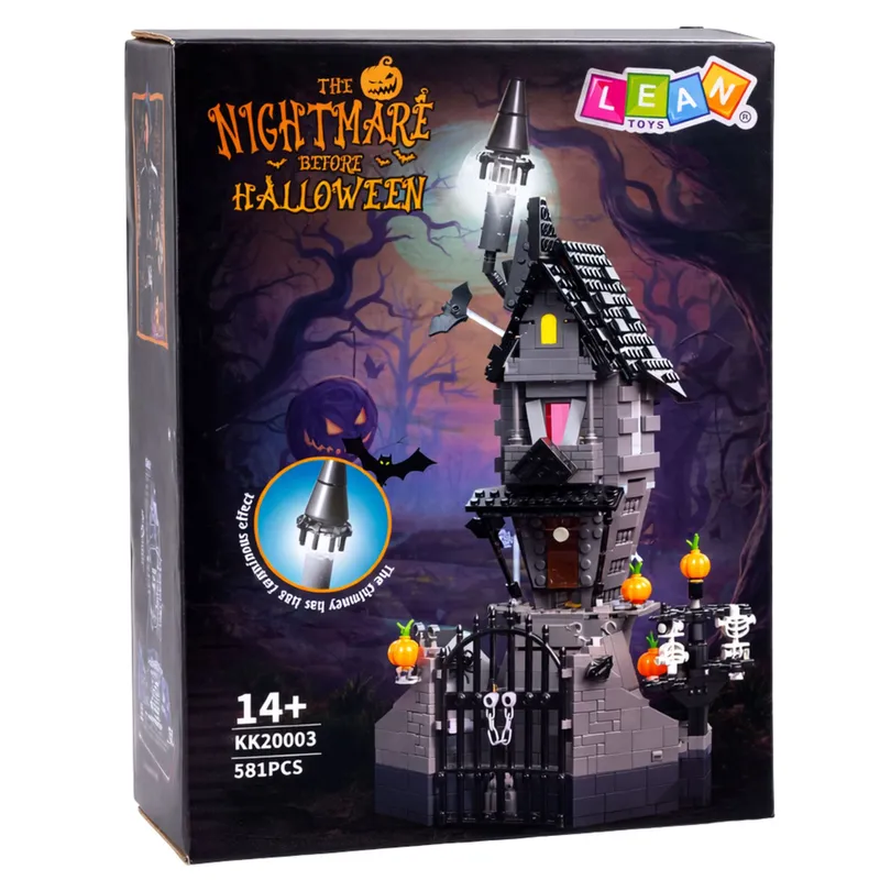 Klocki Konstrukcyjne Dom Strachu Halloween Wieża 581 el