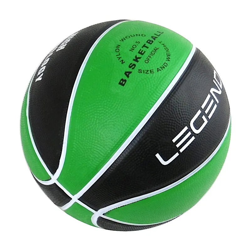 Piłka Do Kosza BB500 8 Paneli - Zielono-Czarna