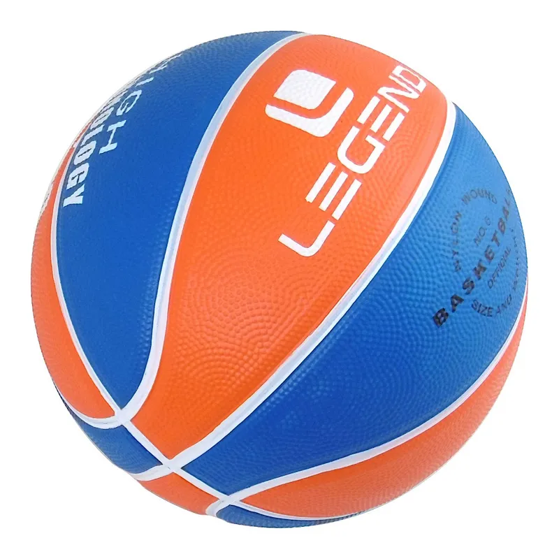 Piłka Do Kosza BB600 8 Paneli – Legend Sport - Niebiesko-Pomarańczowa