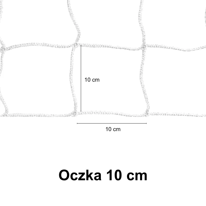 Komplet Siatek Na Bramki Do Piłki Nożnej SENIOR PE 3mm Bezwęzłowa