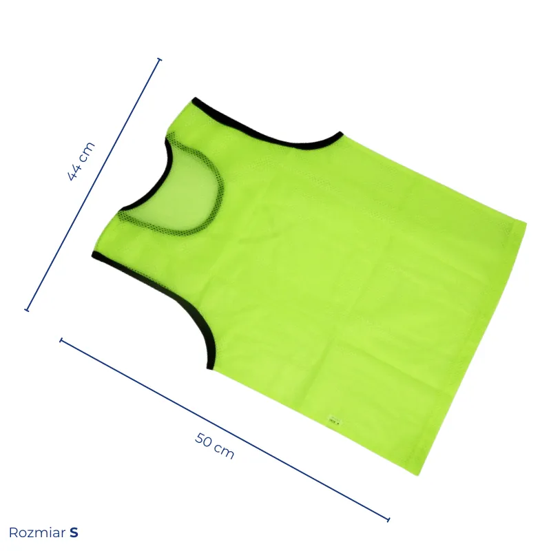 Znacznik Treningowy Fluorescencyjny Obszyty Lamówką – S - Żółty