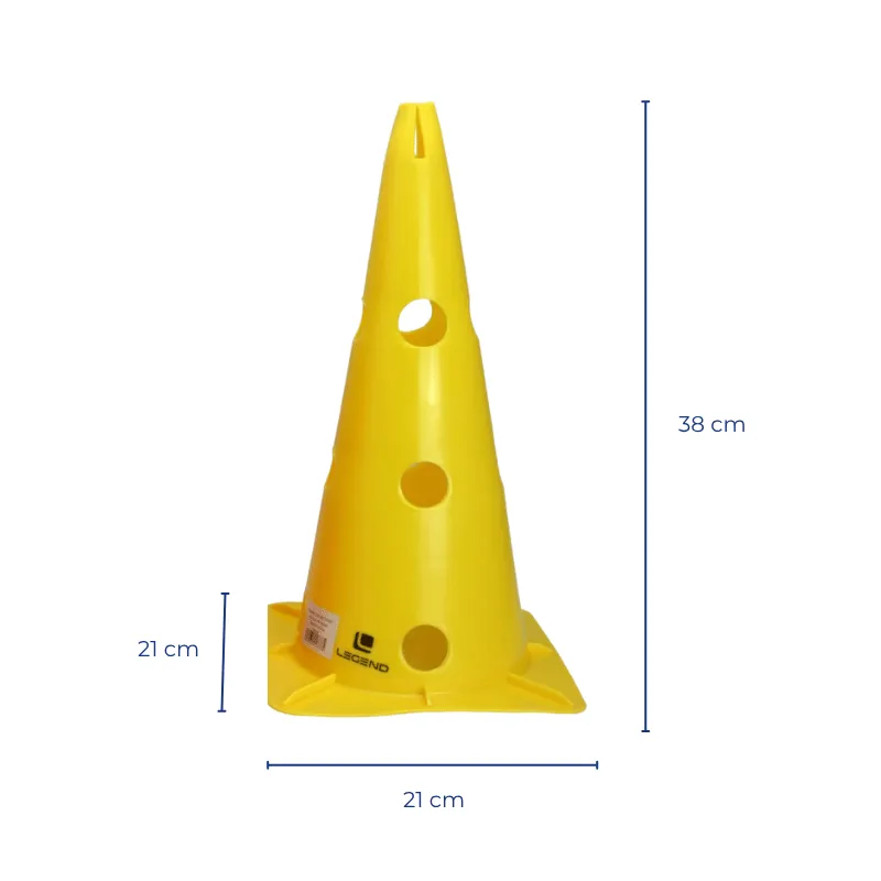 Pachołek Treningowy 38 cm – - ŻÓŁTY