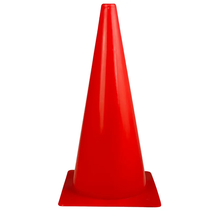 Pachołek Treningowy 38 cm Bez Otworów – - CZERWONY