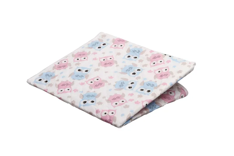 AKUKU A0254 Podkład Peva 55x70 Sowy Różowo-Niebieskie