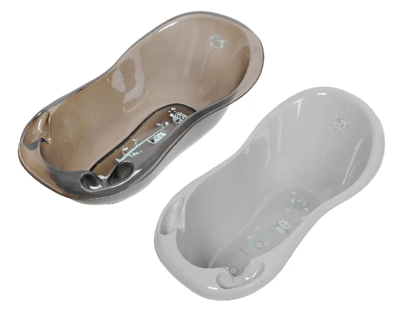 TEGA SO-004-106 Wanna Dziecięca 86 cm SOWA - Szara