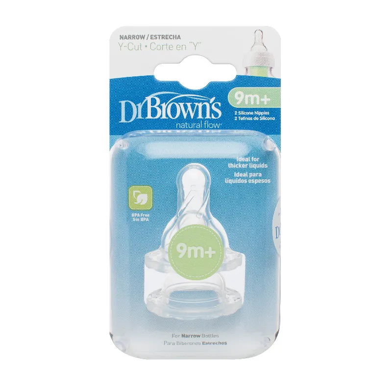 Dr.Browns 312 Smoczek Silikonowy Do Butelki Standard Poziom Y 2-PAK