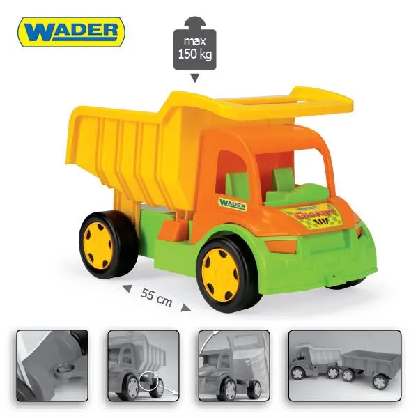 WADER 65005 Happy Summer - Gigant Truck Wywrotka Bez Kartonu