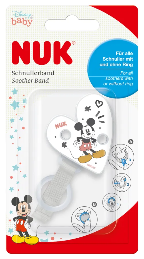 NUK 751448 Tasiemka Do Smoczka DISNEY MYSZKA MICKEY