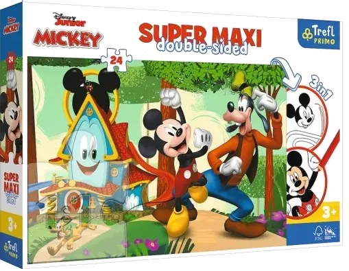 TREFL 41012 Puzzle 24 SUPER MAXI Wesoły Domek I Przyjaciele
