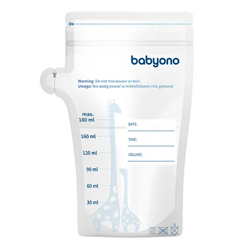 B.O.1084 Woreczki Do Przechowywania Pokarmu 180ML.30SZT