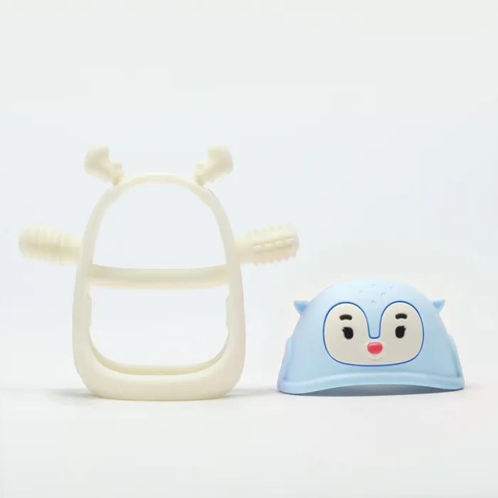 SMILY MIA M12032-2 Gryzak Silikonowy Renifer Light Blue