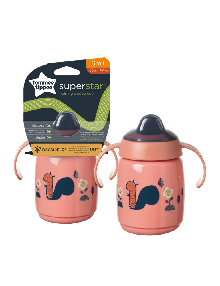 TT Kubek Z Uchwytami SUPERSTAR 300ml 6M+ 447823 - Różowy